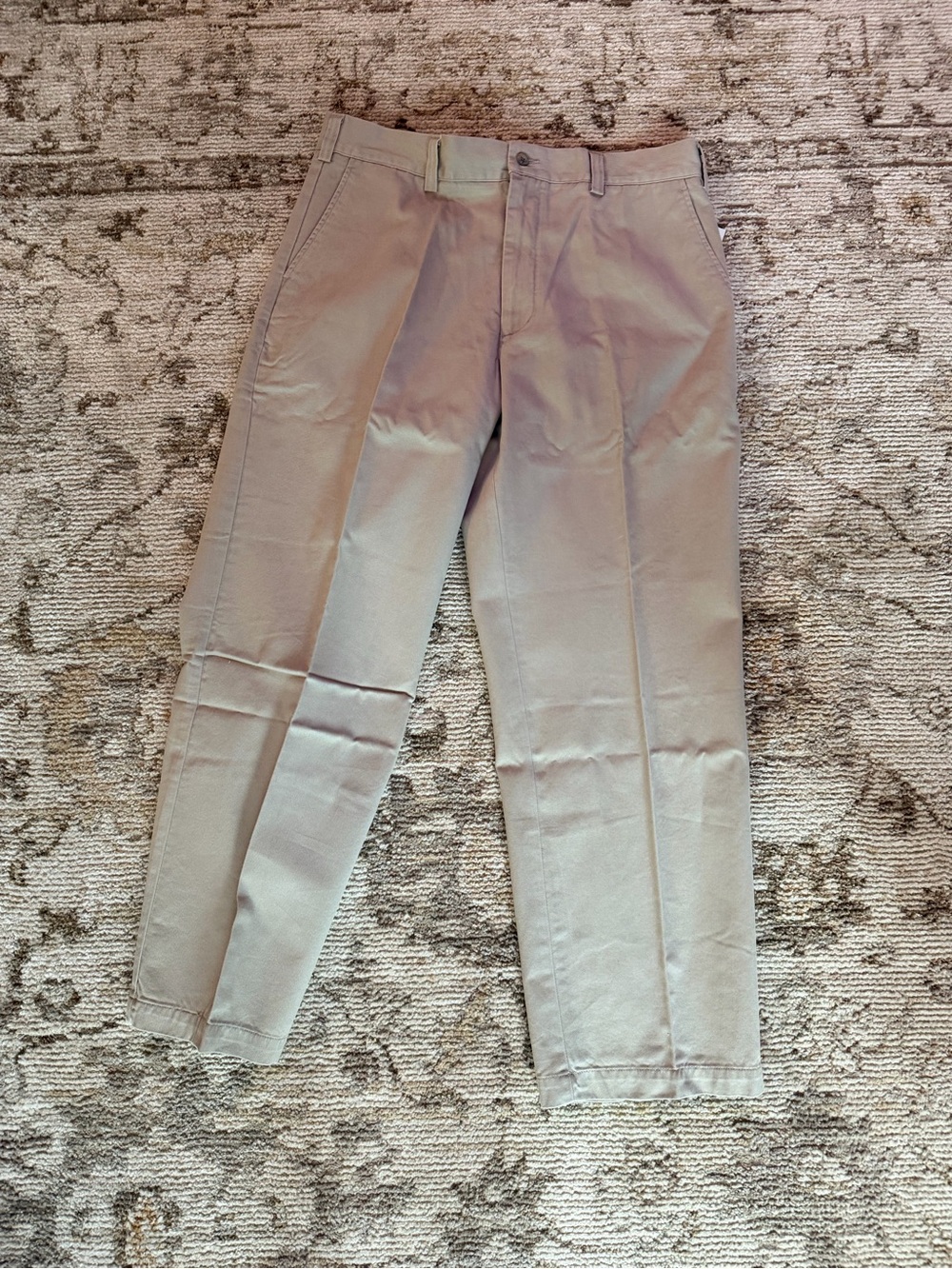 Men's Slim-Fit Chino Pants in Light Taupe